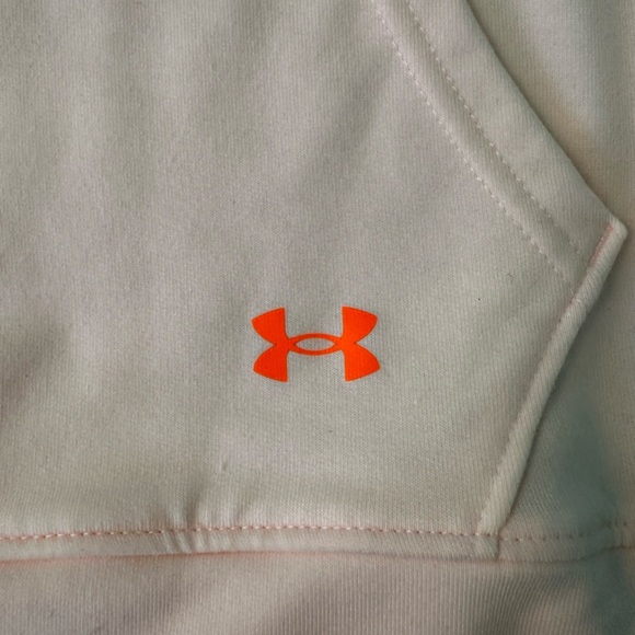 Under Armour Women’s Peach Hooded shirt Large L - Picture 2 of 5